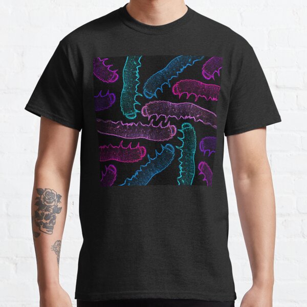 Neon Caterpillar pattern Classic T-Shirt