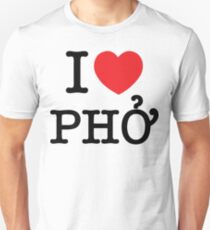 I Heart (Love) Phở Unisex T-Shirt