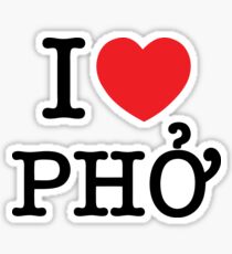 I Heart (Love) Phở Sticker