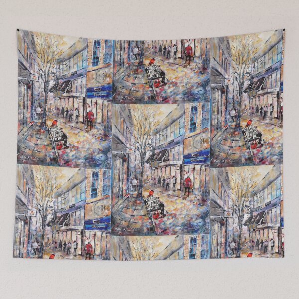 Item preview, City Street Scene Painting - Norway designed and sold by Ballet Dance-Artist.