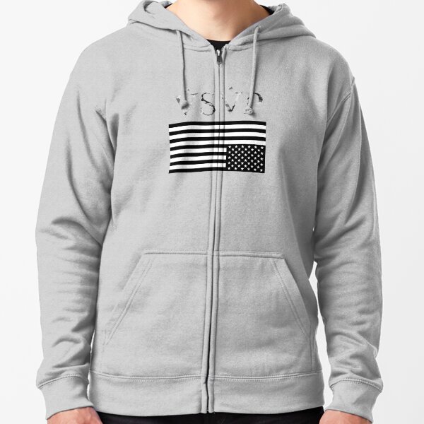 Bandera de VSVP - Camo [A $ AP] Sudadera con capucha y cremallera