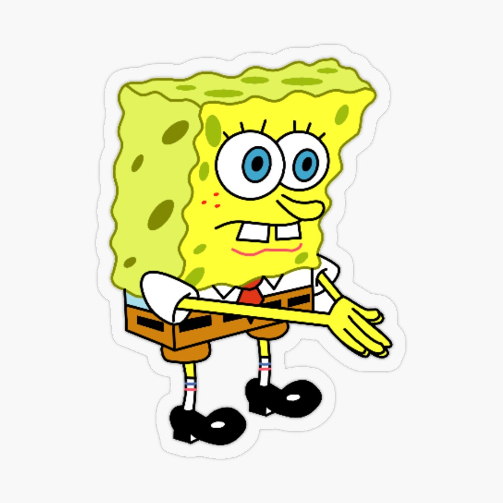 Spongebob Meme Sticker for Sale by Silasi