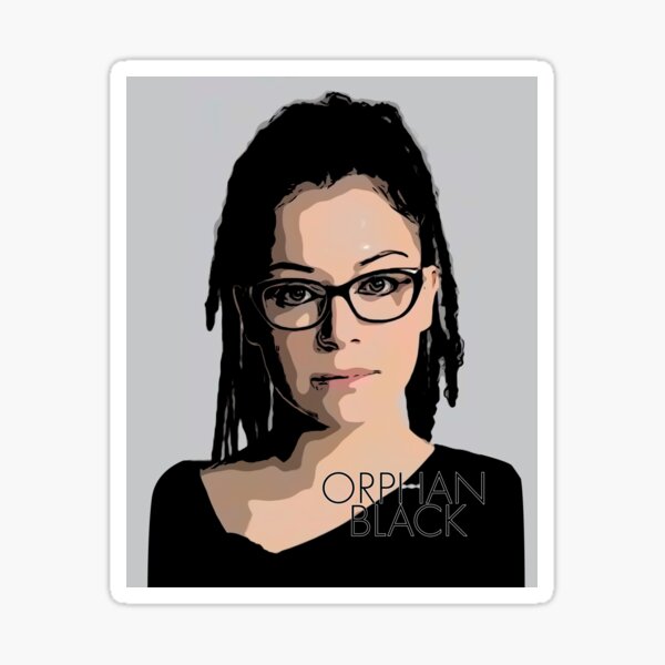 Cosima Niehaus - with Orphan Black Logo Sticker