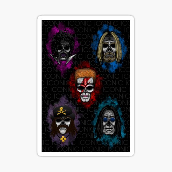 Errorface skull Icons Sticker