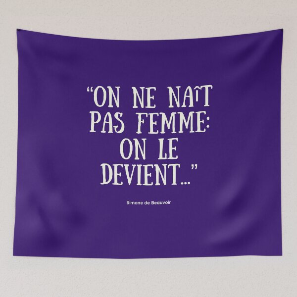 Item preview, On ne naît pas femme: on le devient. Simone de Beauvoir designed and sold by See Foon.