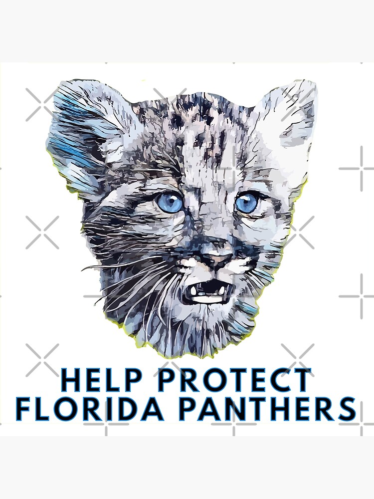 Cute Panther - Help Protect Florida Panthers Essential T-Shirt for Sale by  WeLoveCats