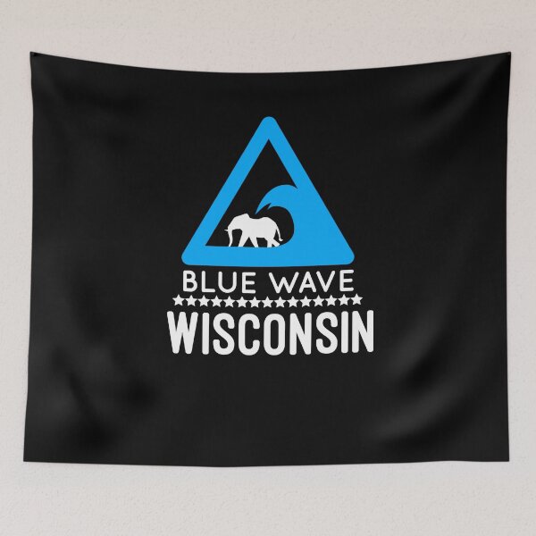 Item preview, Blue Wave Vote Blue WISCONSIN designed and sold by brizodesign.