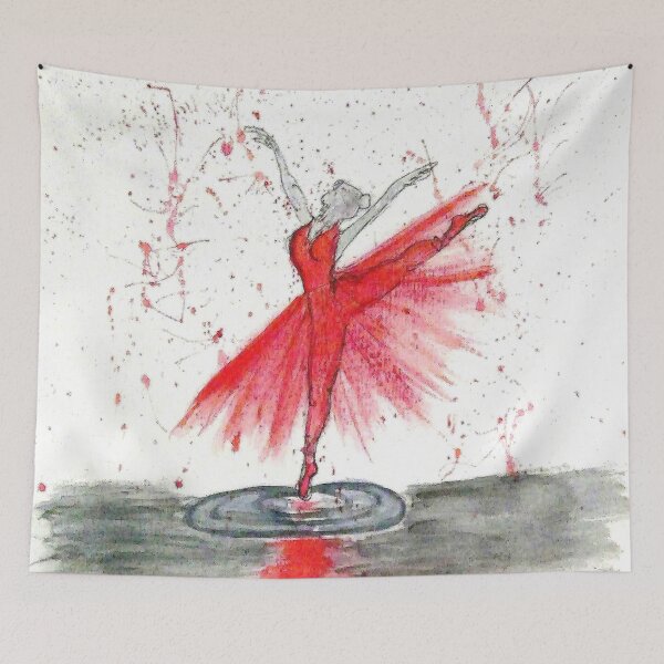 Item preview, Red ballerina designed and sold by spyns.