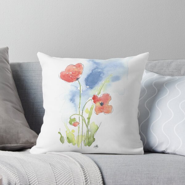 Item preview, Watercolor Poppy designed and sold by MABArtStudio.