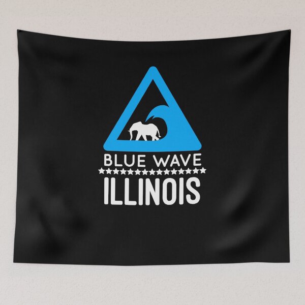 Item preview, Blue Wave Vote Blue ILLINOIS designed and sold by brizodesign.