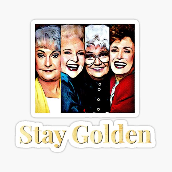 Stay Golden Sticker