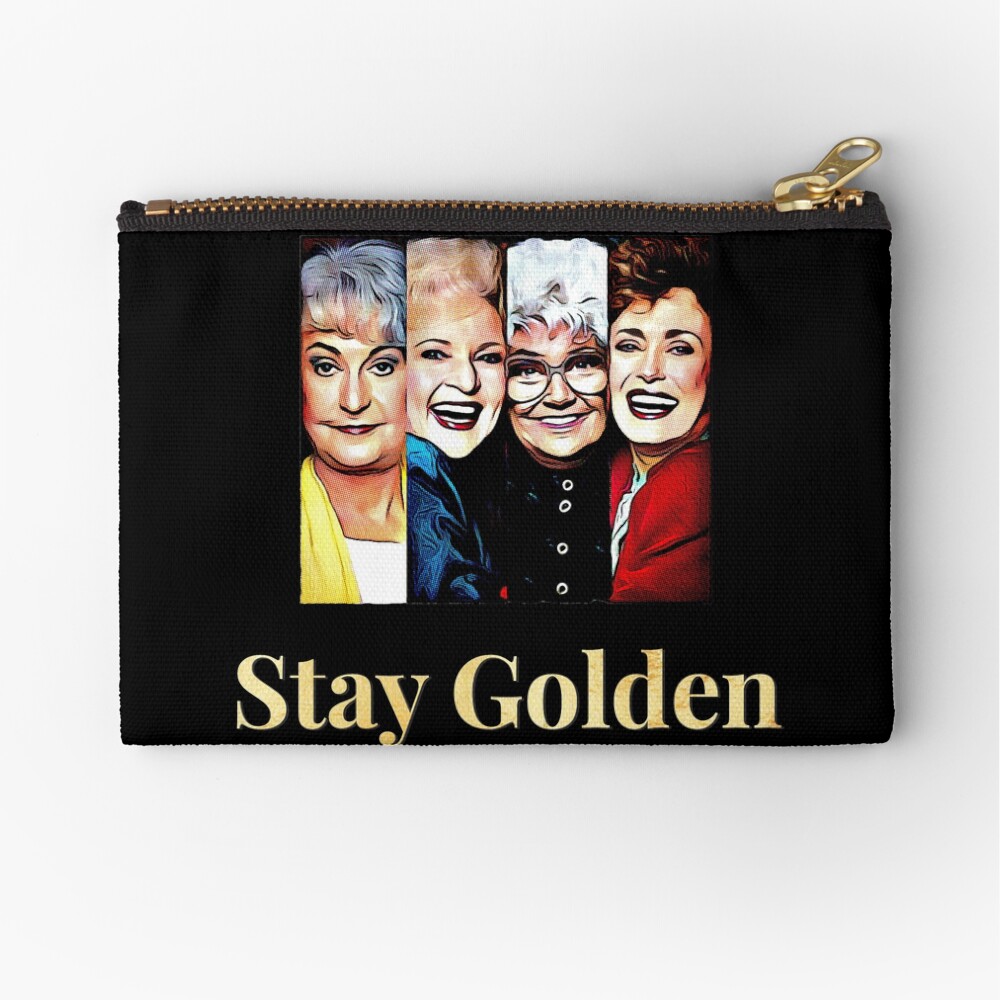 Stay Golden Zipper Pouch