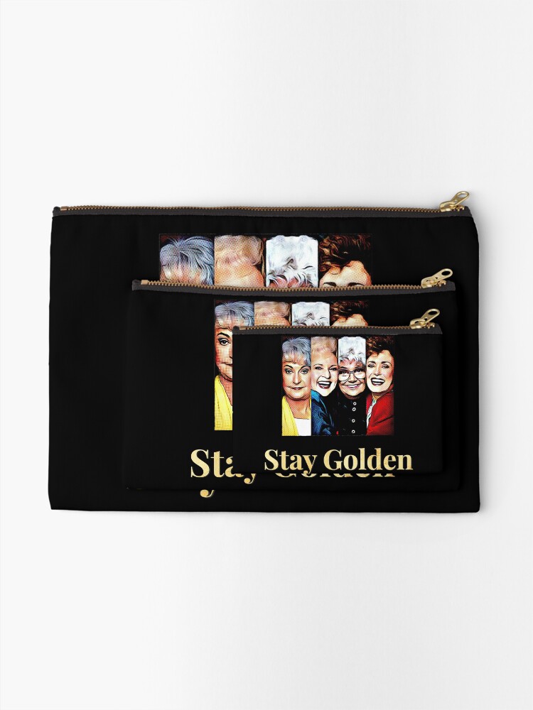 Alternate view of Stay Golden Zipper Pouch