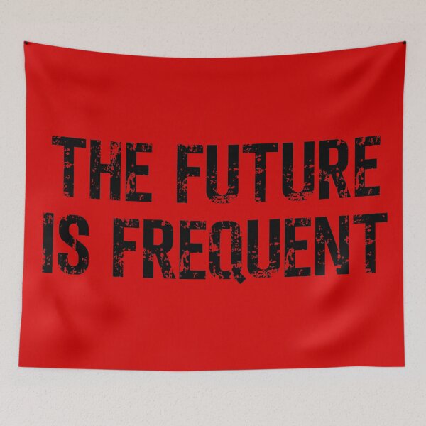 Item preview, THE FUTURE IS FREQUENT (black) designed and sold by oldskooldesign.
