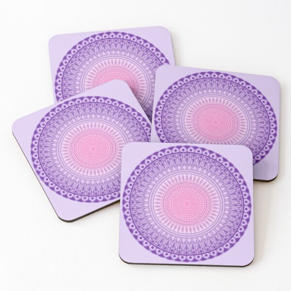 Item preview, Pink and Purple Modern Mandala designed and sold by Elsy's Art.