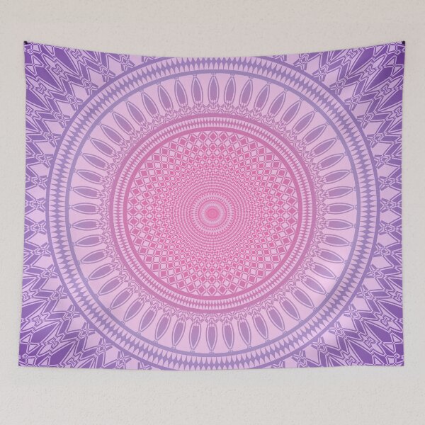 Item preview, Pink and Purple Modern Mandala designed and sold by Elsy's Art.