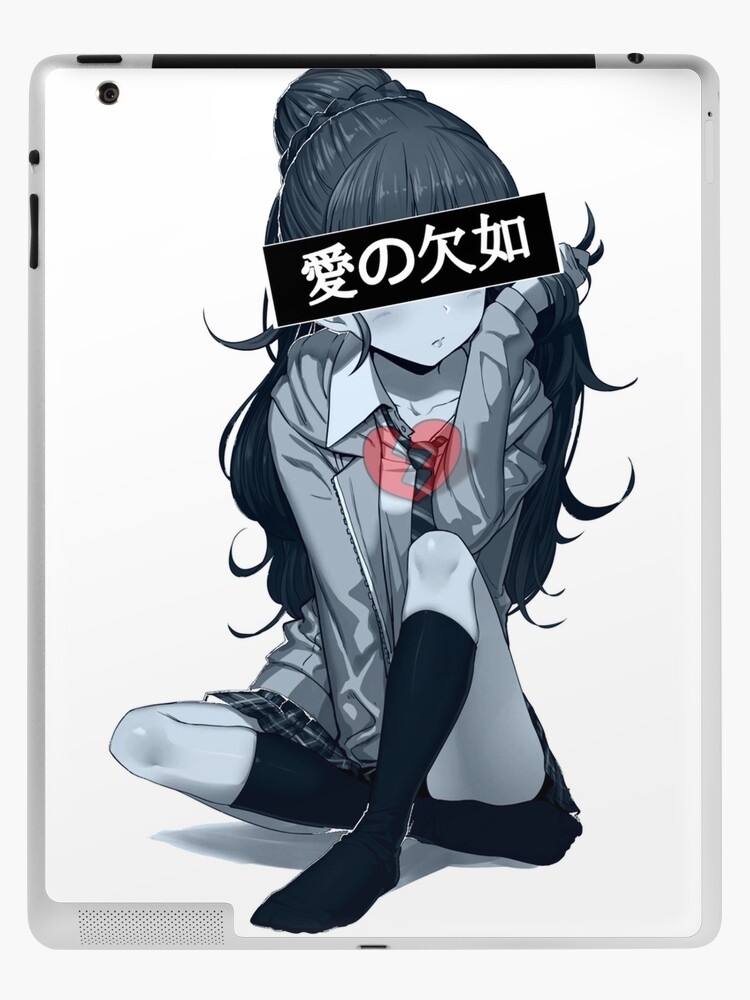 Help Me - Sad Anime Girl | iPad Case & Skin