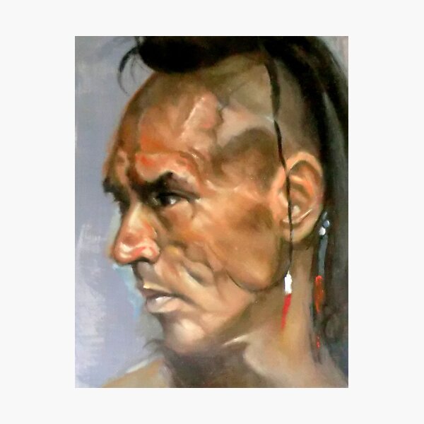 Wes Studi as Magua In The Last Of The Mohicans Photographic Print