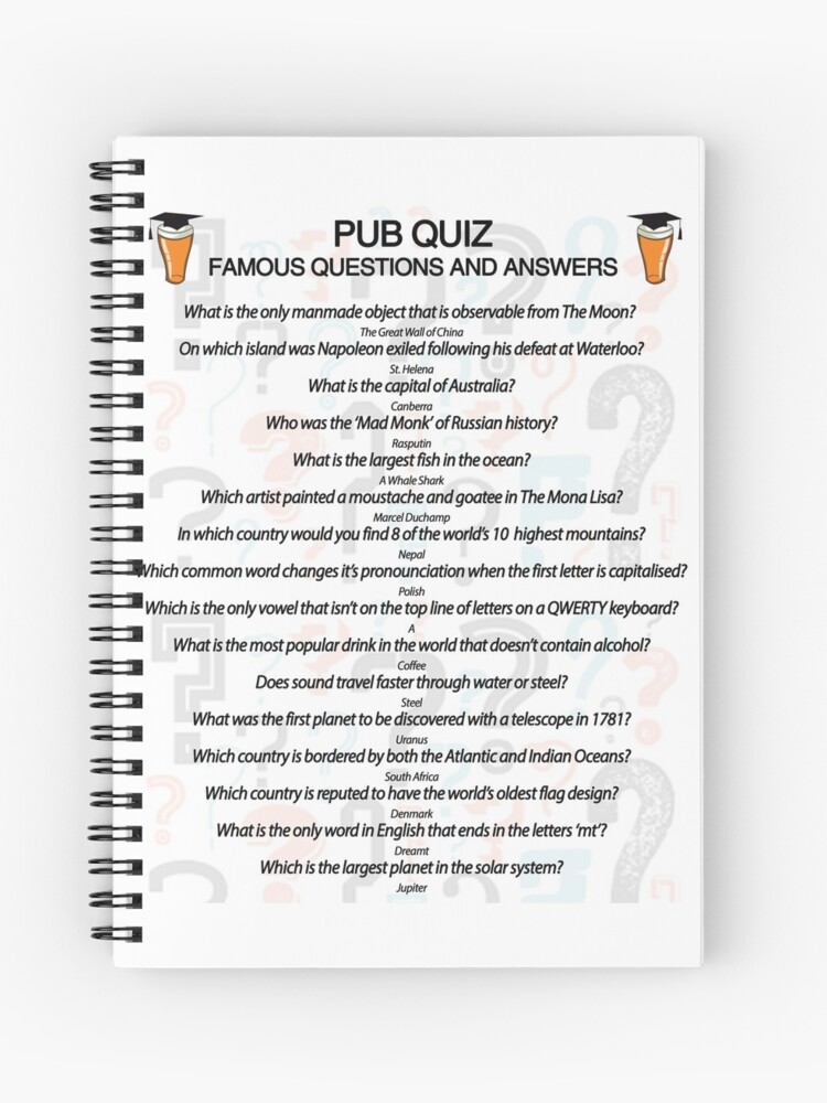 Best Motivation Blog Funny Pub Quiz Questions 