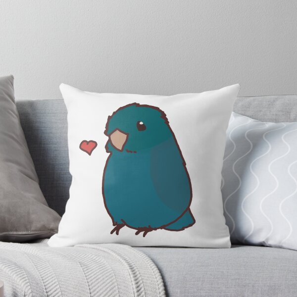 Item preview, Blue Heart Birb designed and sold by parrotletOvO.