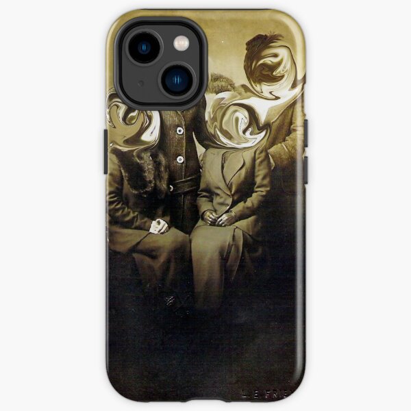 Glitched Faces iPhone Tough Case