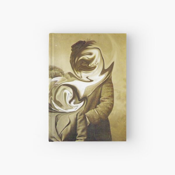 Glitched Faces Hardcover Journal