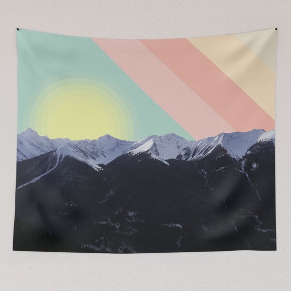 Item preview, Abstract Banff mountains designed and sold by procraztinator.