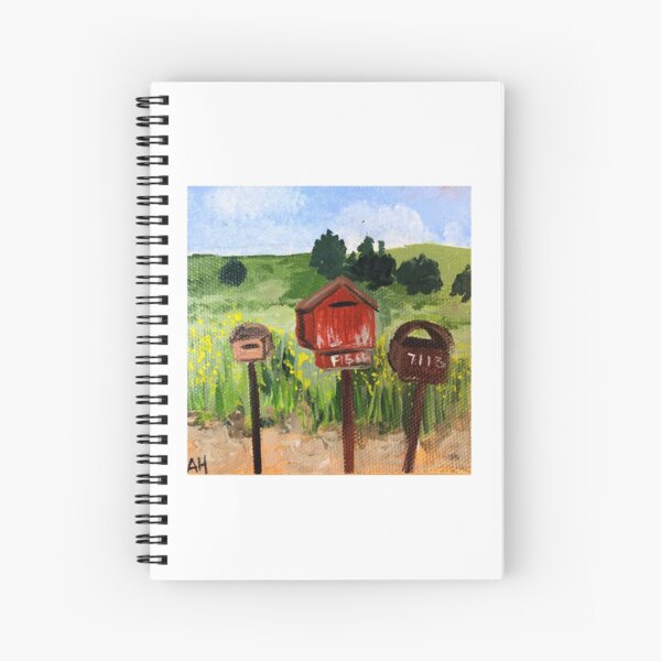 Letterboxes Spiral Notebook