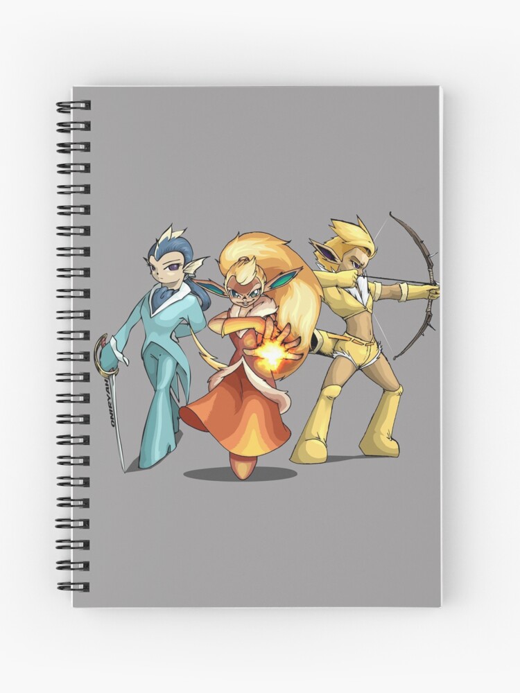 Free Eevee Pokemon Spiral Notebook