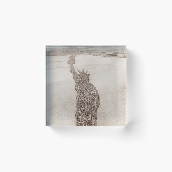 Item preview, Statue of Liberty Human Formation - By Arthur Mole 1918 designed and sold by warishellstore.