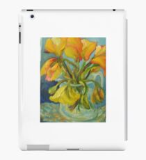 YELLOW TULIPS, the ebb and flow iPad Case/Skin