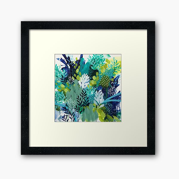 Abundant Foliage by Clair Bremner Framed Art Print
