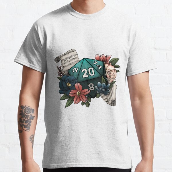 D20 Atom Dice Game Funny Board Games Little Kids Boys Girls Long Sleeve Toddler T-Shirt