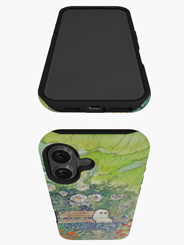 Aperçu 3 sur 4. Coque iPhone avec l'œuvre Le verre qui disparaît* créée et vendue par mamawolf9013.
