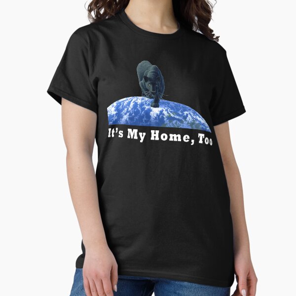 Item preview, It's My Home, Too, black leopard designed and sold by Schim Schimmel.