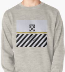 Off White Cover Full Black and White Stripes Pullover