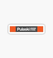 Pulaski Sign Sticker