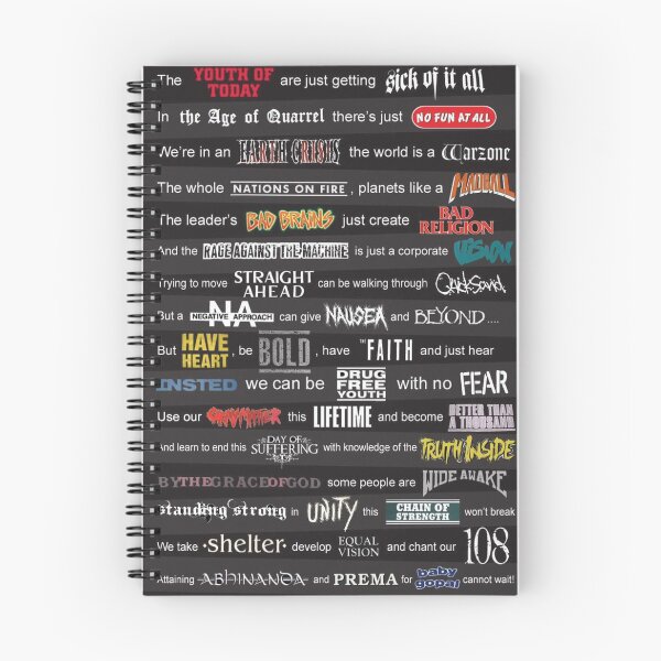 Item preview, Punk Bands Poem designed and sold by veganmarksydney.