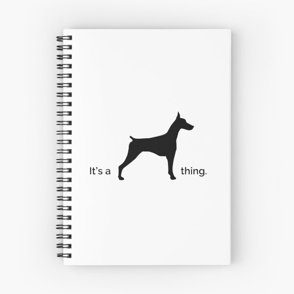 Aperçu de l'œuvre C'est une chose Doberman (fond transparent) créée et vendue par The Studio Red.