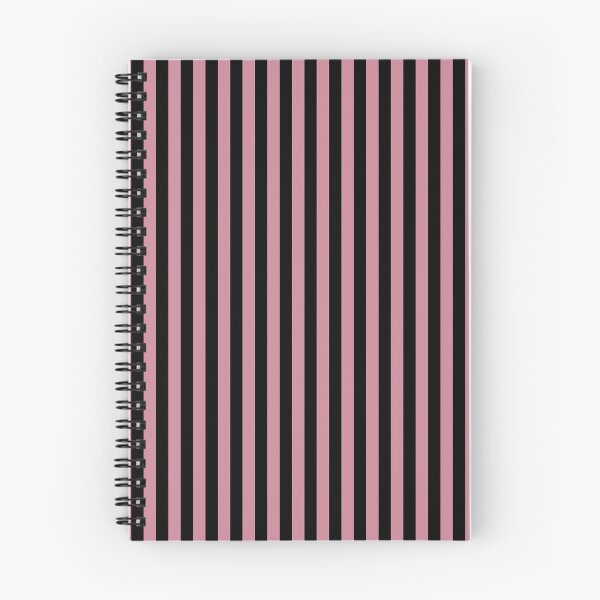 Item preview, Puce Pink and Black Vertical Stripes designed and sold by ColorPatterns.