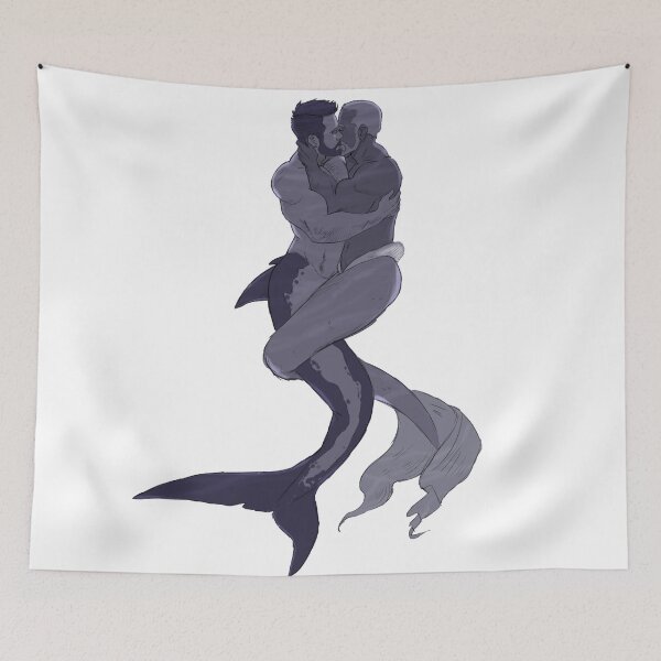 Item preview, Mermen in Love designed and sold by WerewolfRein.
