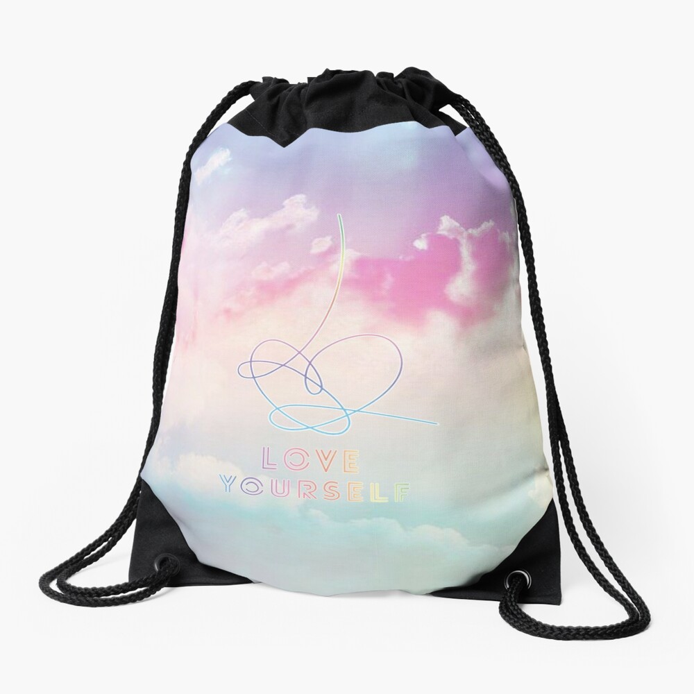 Pastel Galaxy BTS JHope Allover Printed Backpack