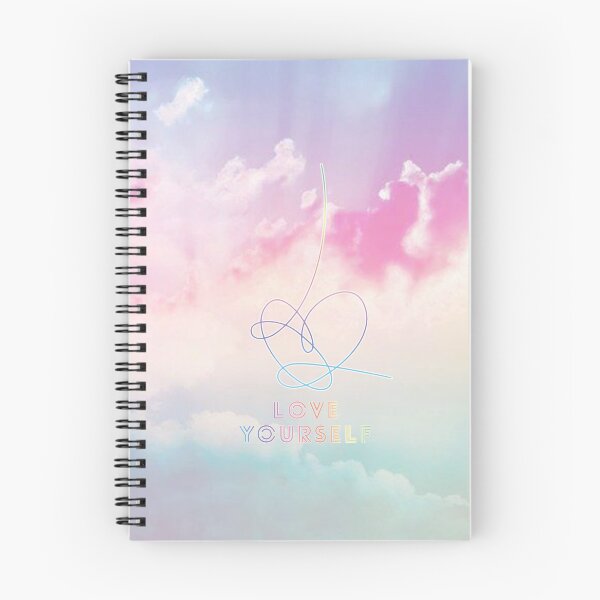 Item preview, BTS Love Yourself Answer Pastel Clouds Kpop Merchandise designed and sold by HelloDigitals.