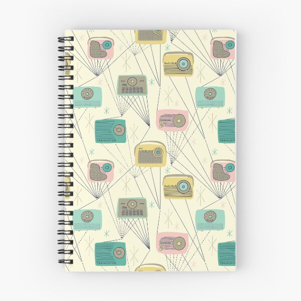 Item preview, Mid-century Modern Transistor Radios and Atomic Stars / Cream designed and sold by Markéta Stengl.