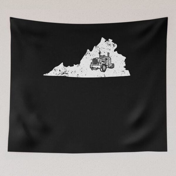 Artikelvorschau, Virginia Long Haul Trucker Shirts 18 Wheeler Trucks Shirt entworfen und verkauft von shoppzee.