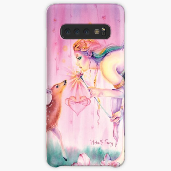 Sienna and the Deer Embrace the Cherry Blossom Tree Samsung Galaxy Snap Case