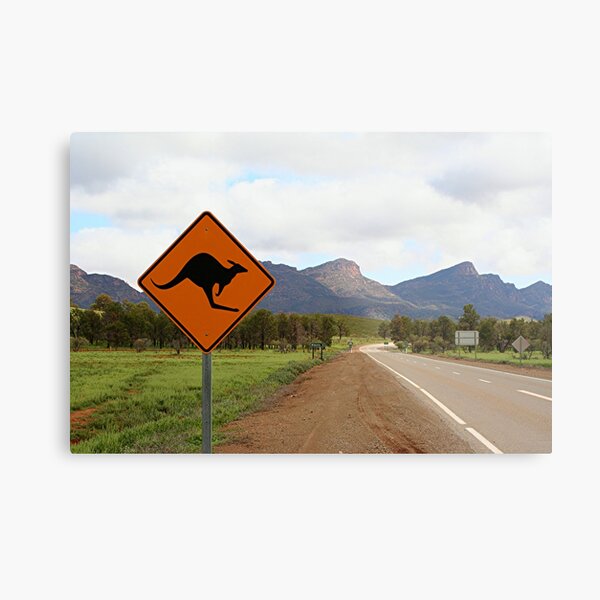 Item preview, Kangaroo sign, Outback South Australia designed and sold by FranWest.