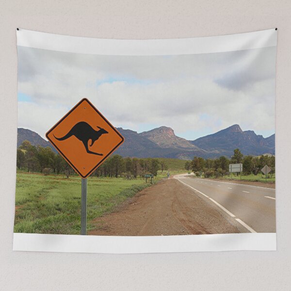 Item preview, Kangaroo sign, Outback South Australia designed and sold by FranWest.