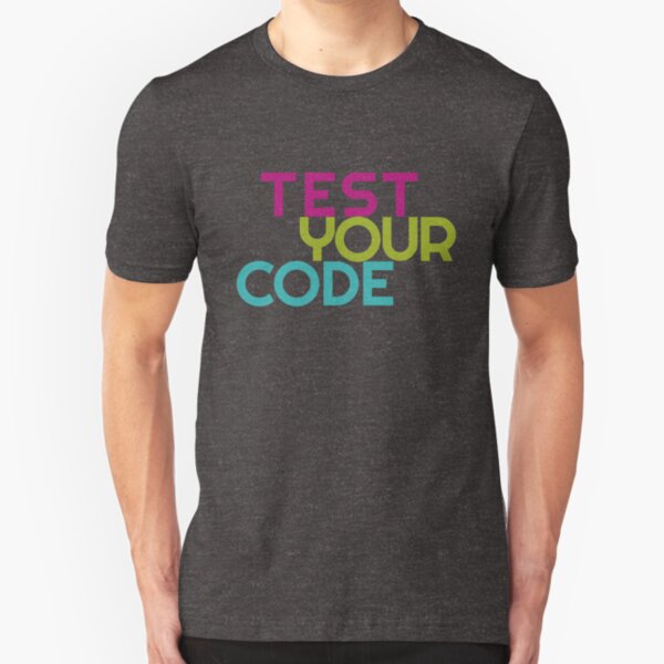 Test your code Slim Fit T-Shirt