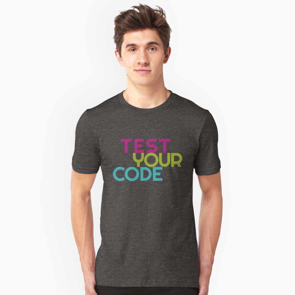 Test your code Slim Fit T-Shirt